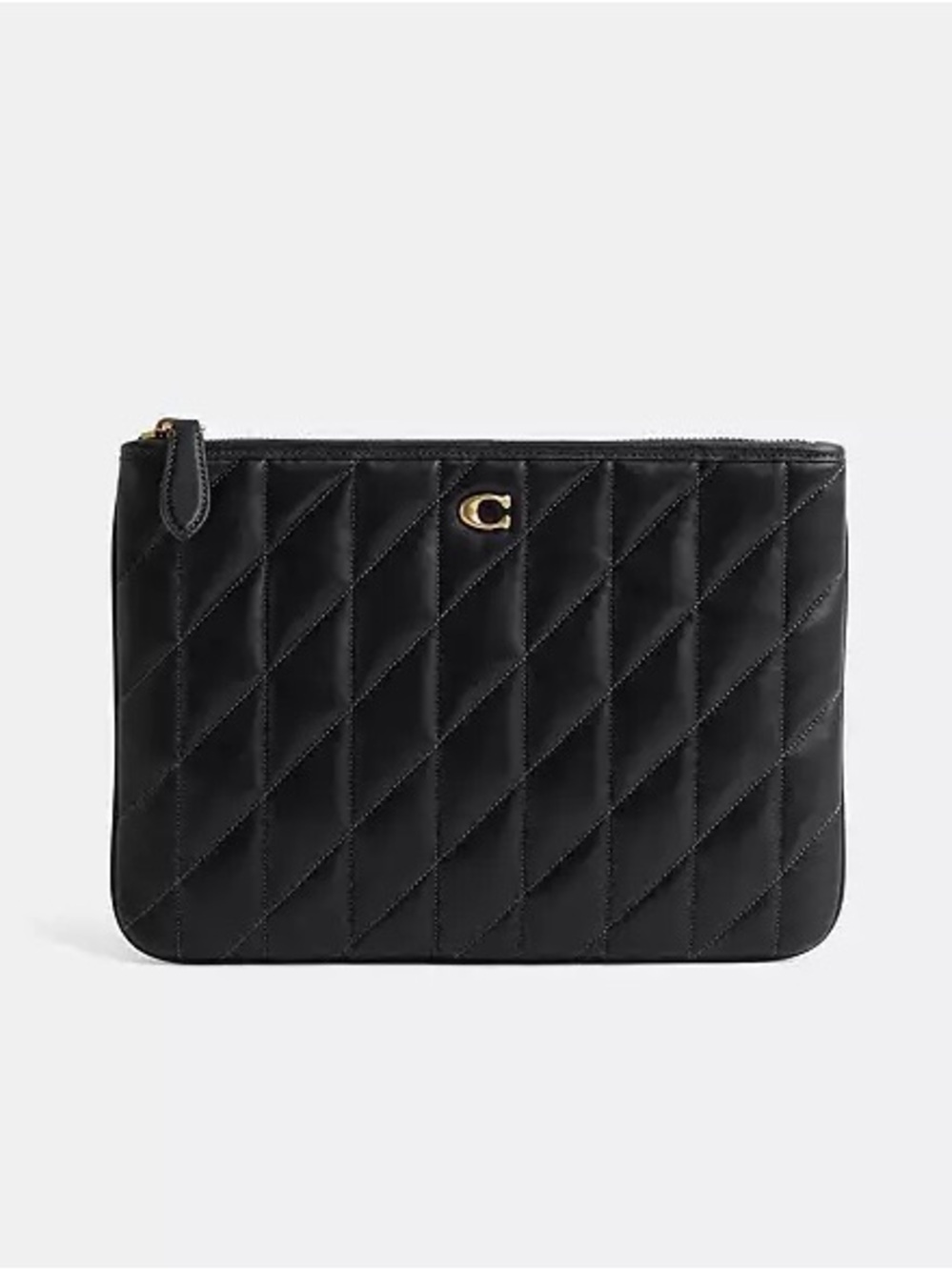 COACH POUCH 28 WITH PILLOW QUILTING